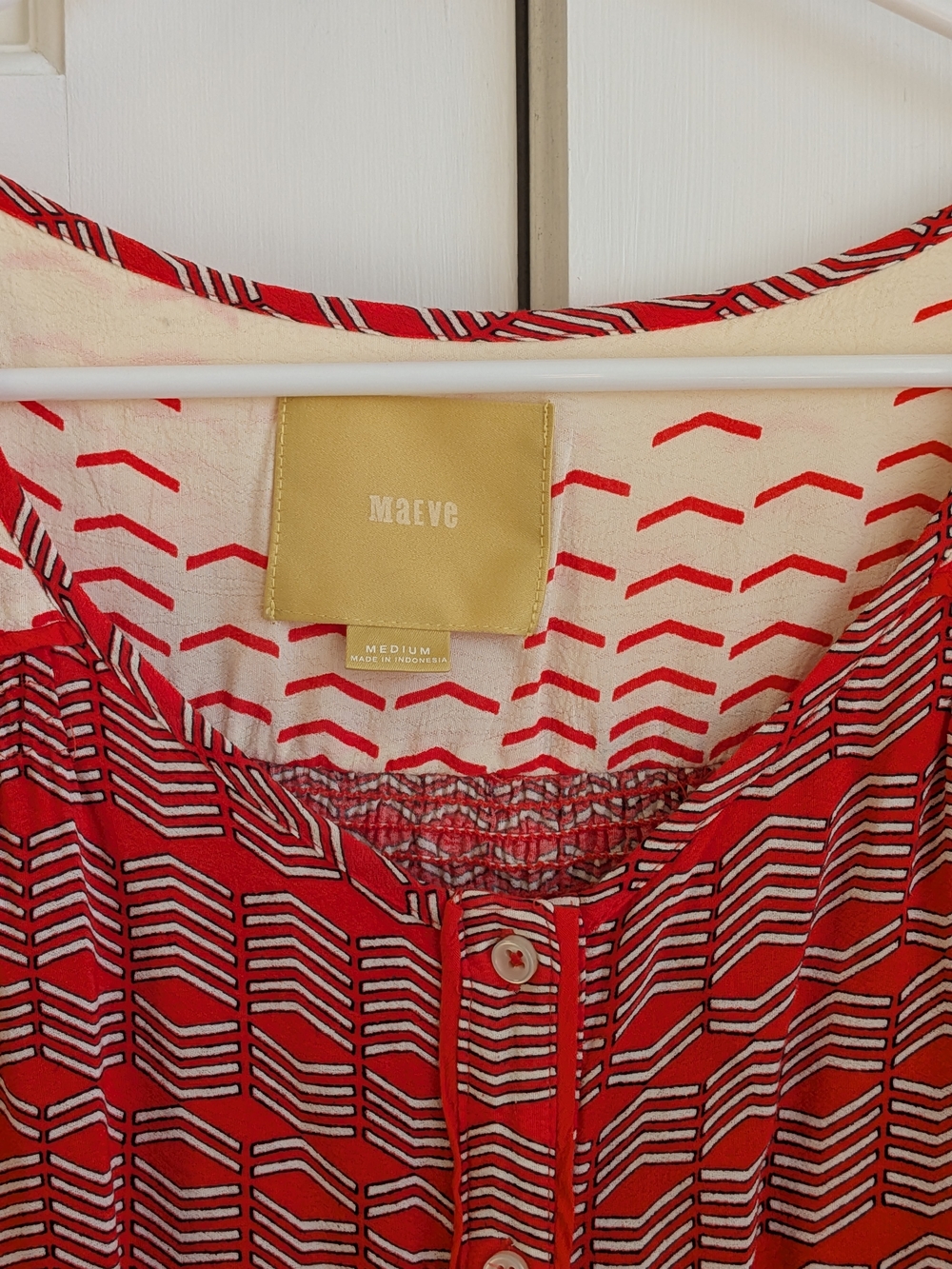Maeve Anthropologie Button-Front Dress Size Medium - Picture 2 of 3